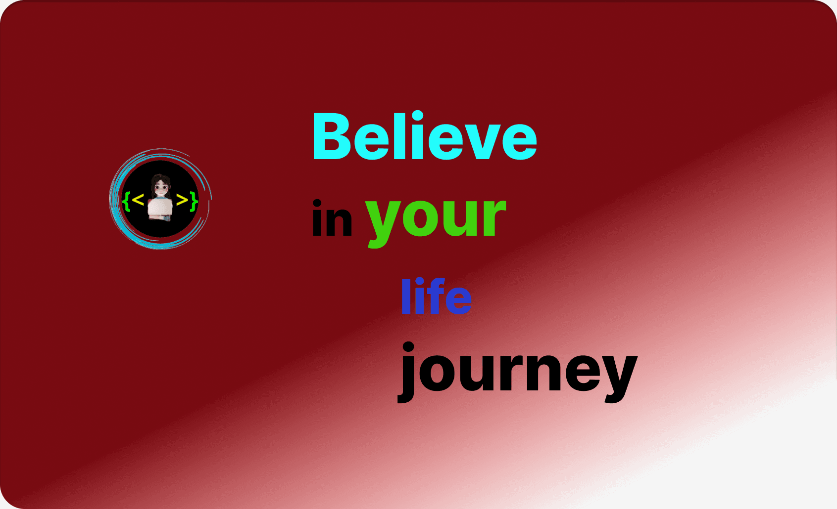 🧿Believe in your life journey 🙌